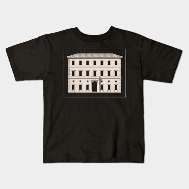 Facade Kids T-Shirt by wallofarts